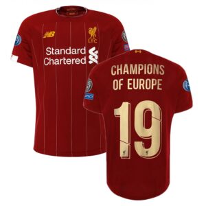 MAILLOT LIVERPOOL CHAMPIONS D'EUROPE DOMICILE 2019-2020