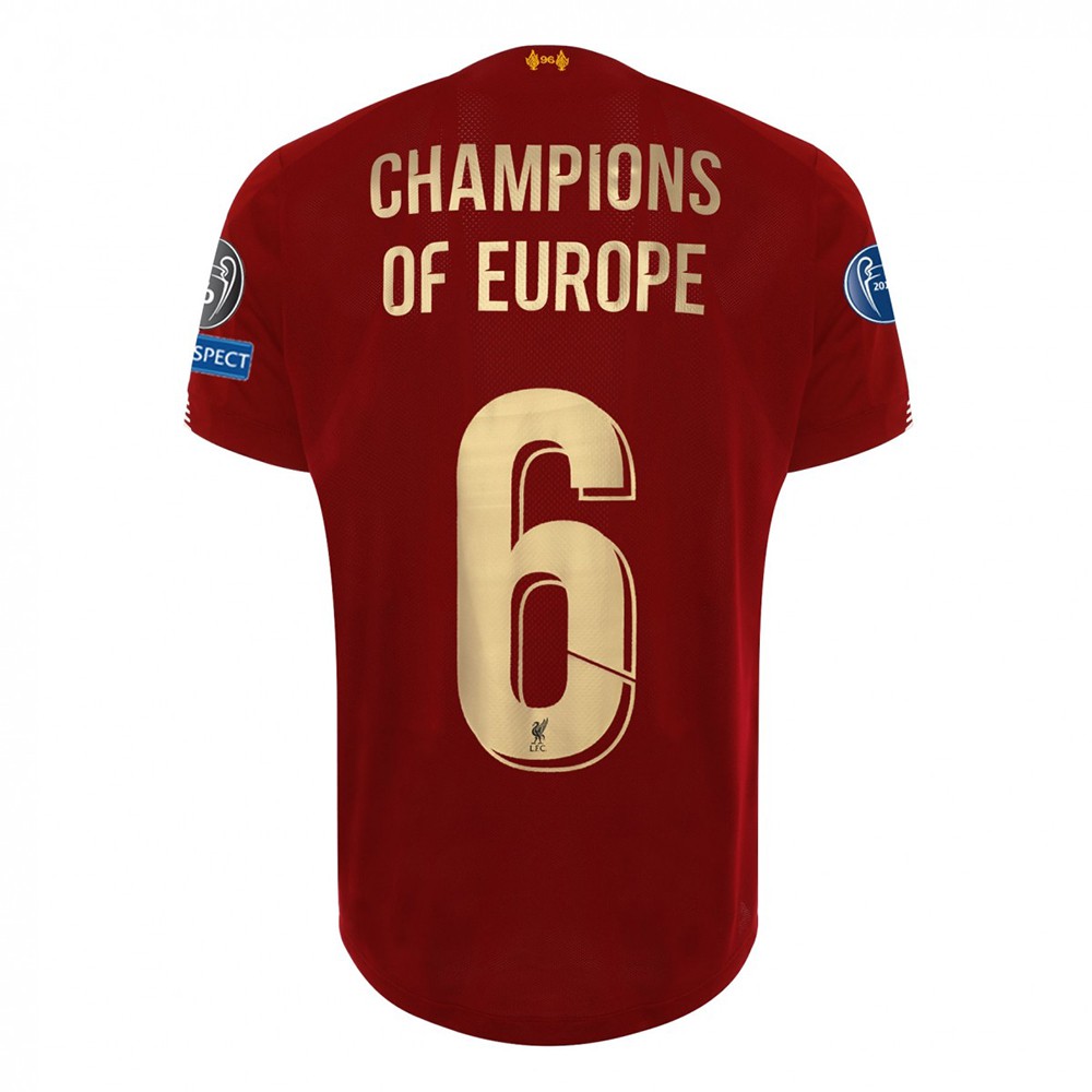MAILLOT LIVERPOOL CHAMPIONS D'EUROPE DOMICILE 2019-2020