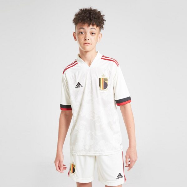 PACK JUNIOR BELGIQUE EXTERIEUR. ENSEMBLE MAILLOT ET SHORT 2020-2021
