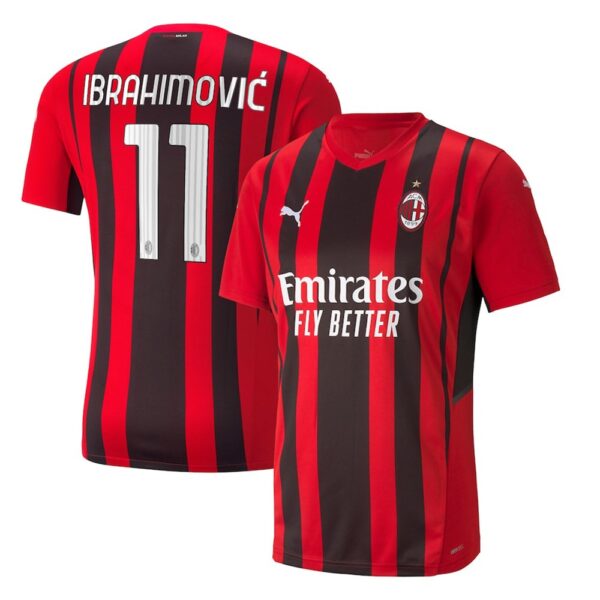 MAILLOT MILAN AC DOMICILE IBRAHIMOVIC 2021-2022