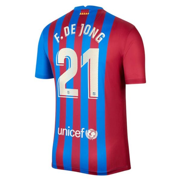 MAILLOT FC BARCELONE DOMICILE DE JONG 2021-2022