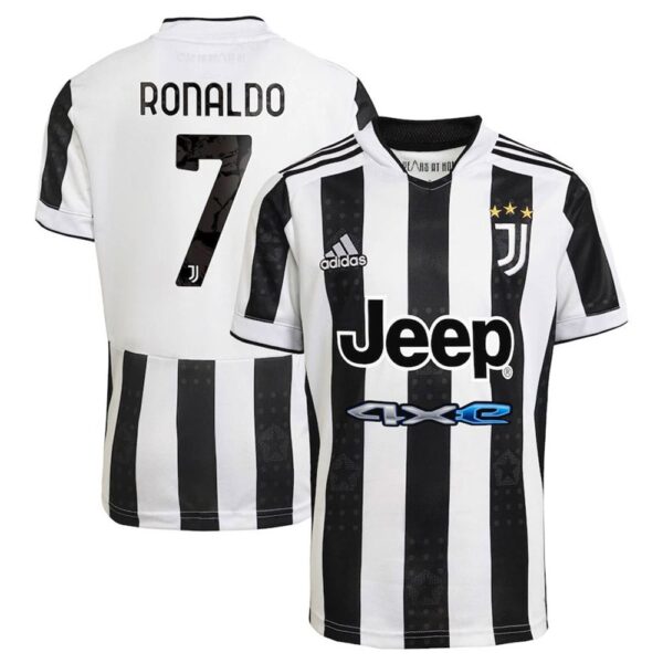 MAILLOT JUVENTUS DOMICILE RONALDO 2021-2022