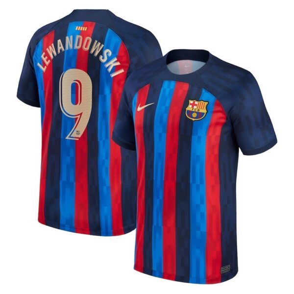 MAILLOT FC BARCELONE DOMICILE LEWANDOWSKI 2022-2023