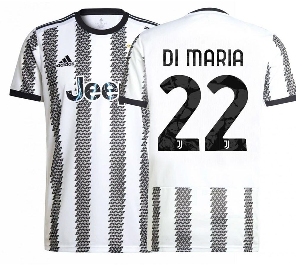 MAILLOT JUVENTUS DOMICILE DI MARIA 2022-2023