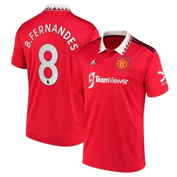 MAILLOT MANCHESTER UNITED DOMICILE BRUNO FERNANDES 2022-2023