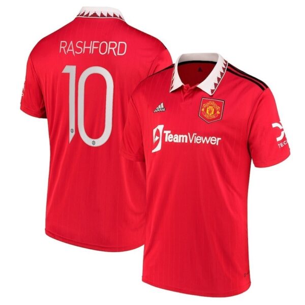 MAILLOT MANCHESTER UNITED DOMICILE RASHFORD COUPE D'EUROPE 2022-2023