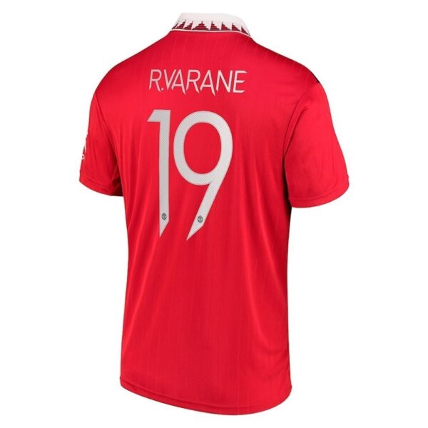 MAILLOT MANCHESTER UNITED DOMICILE VARANE COUPE D'EUROPE 2022-2023