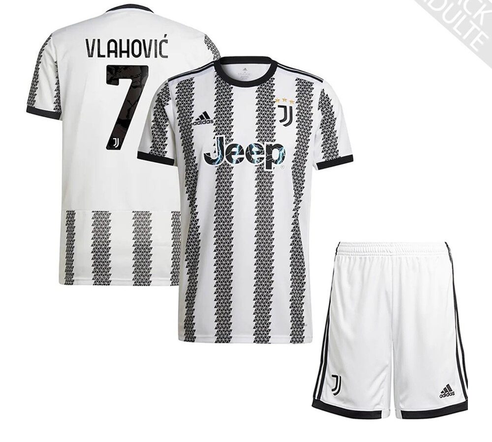 PACK JUVENTUS VLAHOVIC DOMICILE 2022-2023