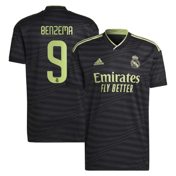 MAILLOT REAL MADRID THIRD BENZEMA 2022-2023