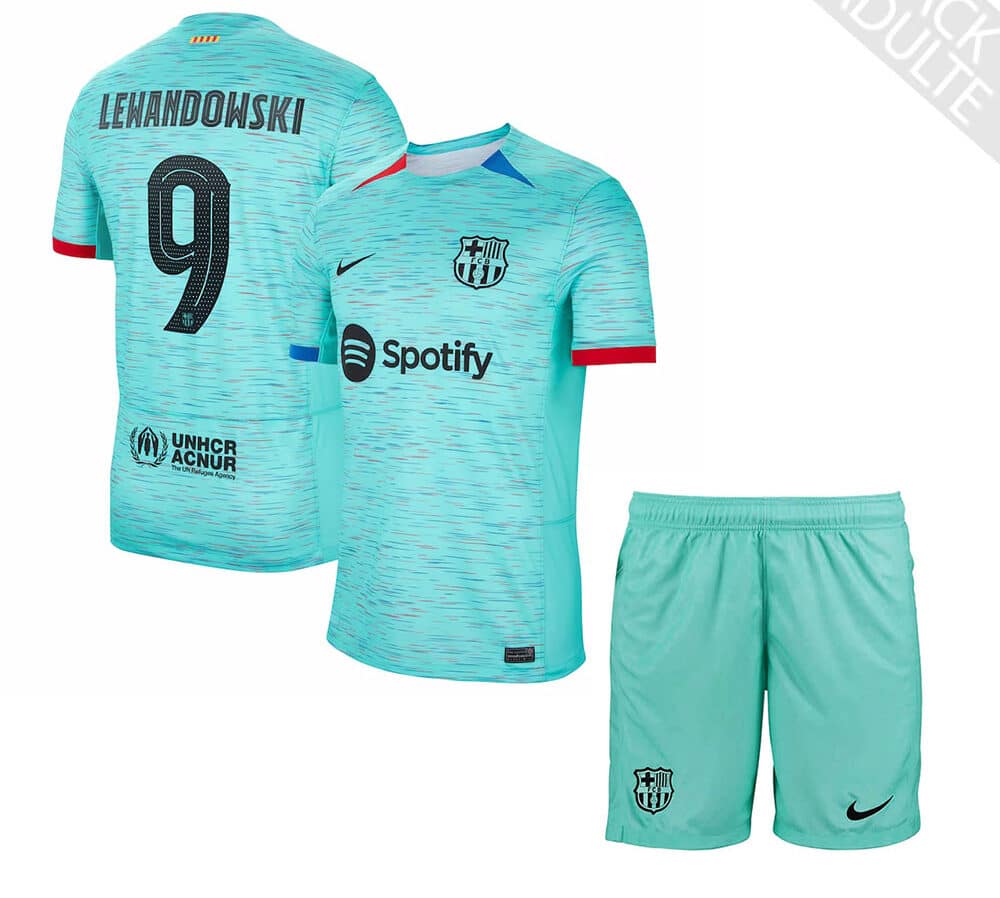 PACK FC BARCELONE THIRD LEWANDOWSKI 2023-2024