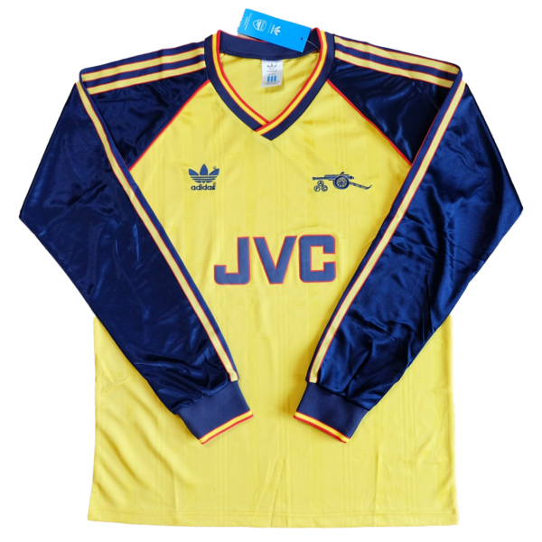 MAILLOT RETRO ARSENAL EXTERIEUR MANCHES LONGUES 1988-1990