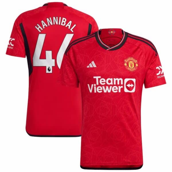 MAILLOT MANCHESTER UNITED DOMICILE HANNIBAL 2023-2024