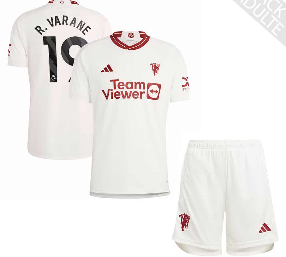 PACK MANCHESTER UNITED THIRD VARANE 2023-2024