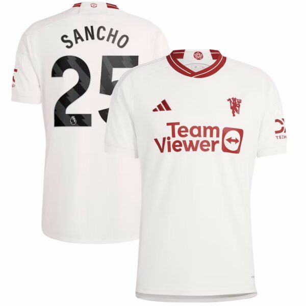 MAILLOT MANCHESTER UNITED THIRD SANCHO 2023-2024