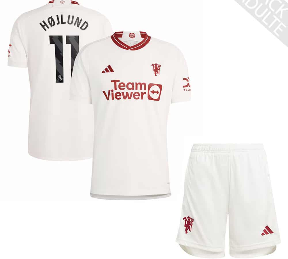 PACK MANCHESTER UNITED THIRD HOJLUND 2023-2024