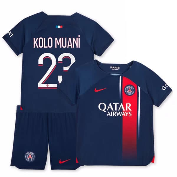 PACK JUNIOR PSG KOLO MUANI DOMICILE 2023-2024