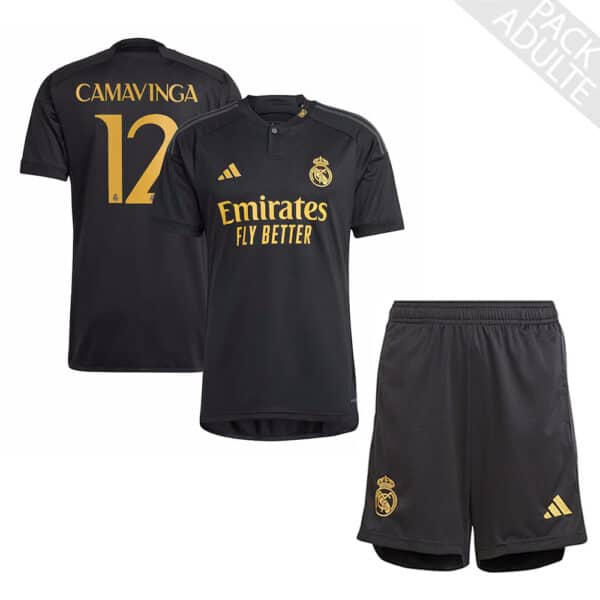 PACK REAL MADRID THIRD CAMAVINGA ADULTE 2023-2024