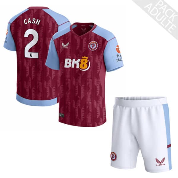 PACK ASTON VILLA DOMICILE CASH ADULTE 2023-2024