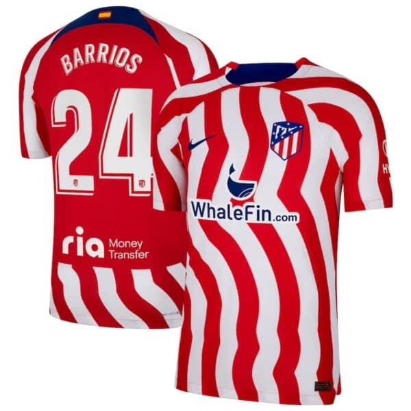 MAILLOT ATLETICO MADRID DOMICILE BARRIOS VERSION VAPOR MATCH 2023-2024