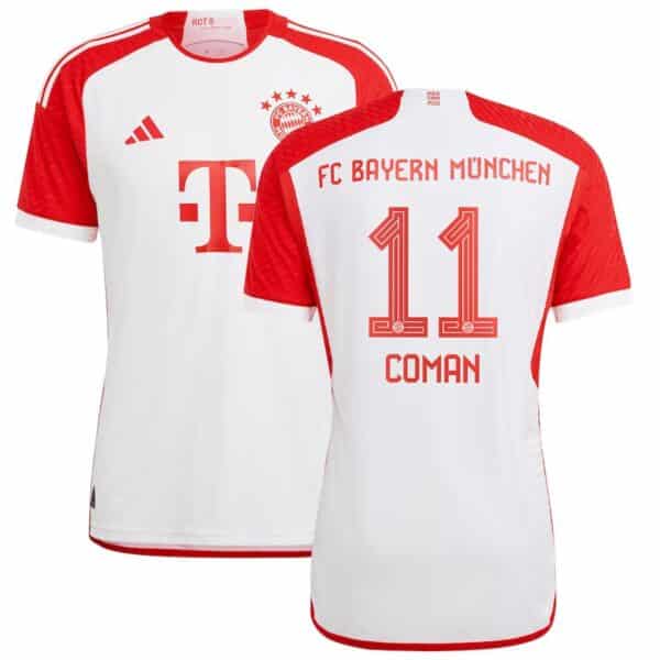 MAILLOT BAYERN MUNICH DOMICILE COMAN VERSION AUTHENTIC 2023-2024