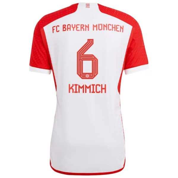 MAILLOT BAYERN MUNICH DOMICILE KIMMICH VERSION AUTHENTIC 2023-2024