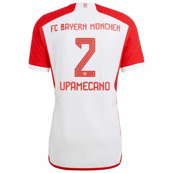 MAILLOT BAYERN MUNICH DOMICILE UPAMECANO VERSION AUTHENTIC 2023-2024