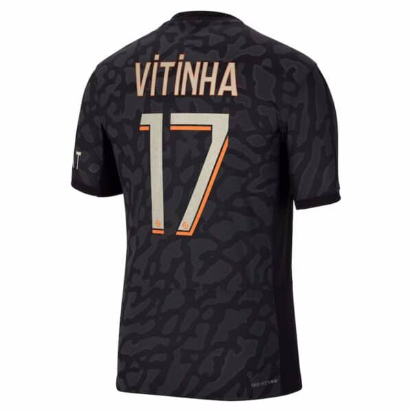 MAILLOT PSG THIRD VITINHA VERSION VAPOR MATCH 2023-2024