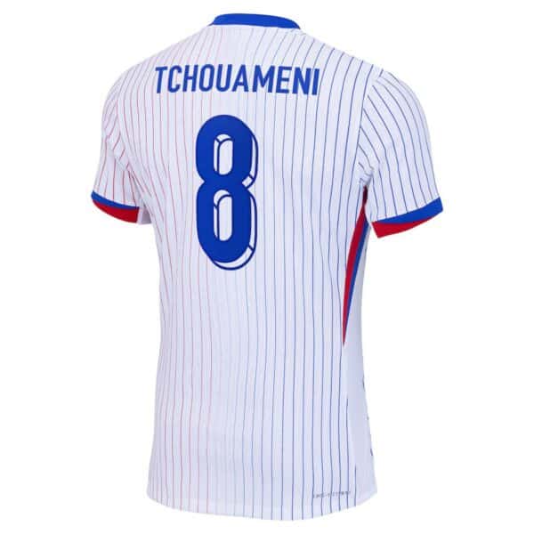 MAILLOT FRANCE EXTERIEUR TCHOUAMENI DRI-FIT ADV VAPOR MATCH SAISON 2024-2025