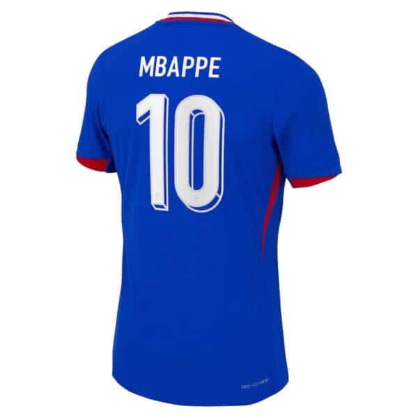 MAILLOT FRANCE DOMICILE MBAPPE DRI-FIT ADV VAPOR MATCH SAISON 2024-2025