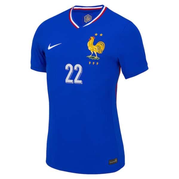 MAILLOT FRANCE DOMICILE T.HERNANDEZ DRI-FIT ADV VAPOR MATCH SAISON 2024-2025