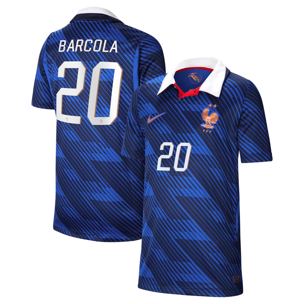 PACK JUNIOR FRANCE BARCOLA DOMICILE 2026-2027 PACK JUNIOR FRANCE BARCOLA DOMICILE 2026-2027