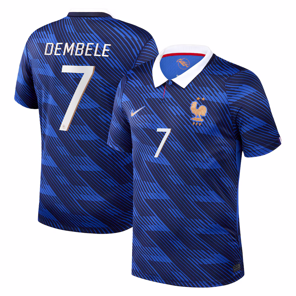 MAILLOT FRANCE DOMICILE DEMBELE 2026-2027 MAILLOT FRANCE DOMICILE DEMBELE 2026-2027