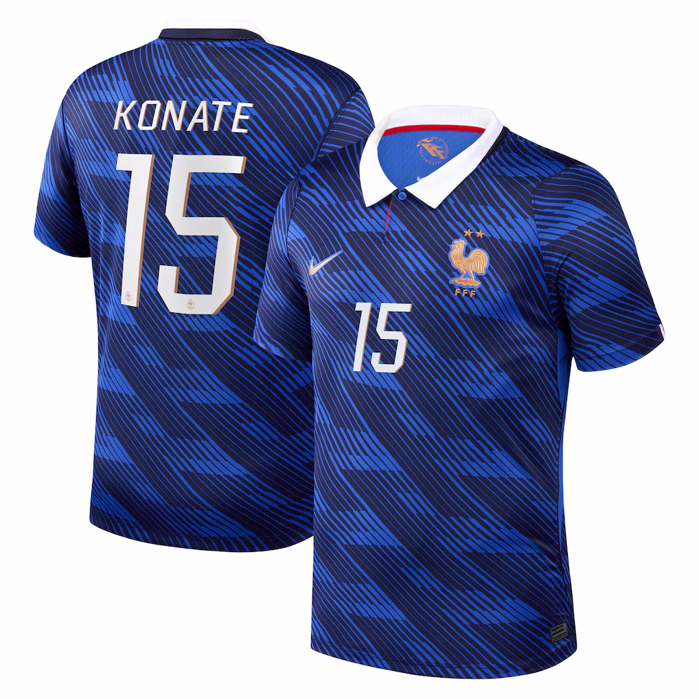 MAILLOT FRANCE DOMICILE KONATE 2026-2027 MAILLOT FRANCE DOMICILE KONATE 2026-2027