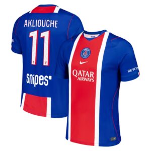 MAILLOT PSG DOMICILE AKLIOUCHE 2026-2027 MAILLOT PSG DOMICILE AKLIOUCHE 2026-2027